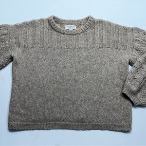 Velvet Graham & Spencer Chunky Knit Sweater Womens Small Alpaca Wool Blend Boxy